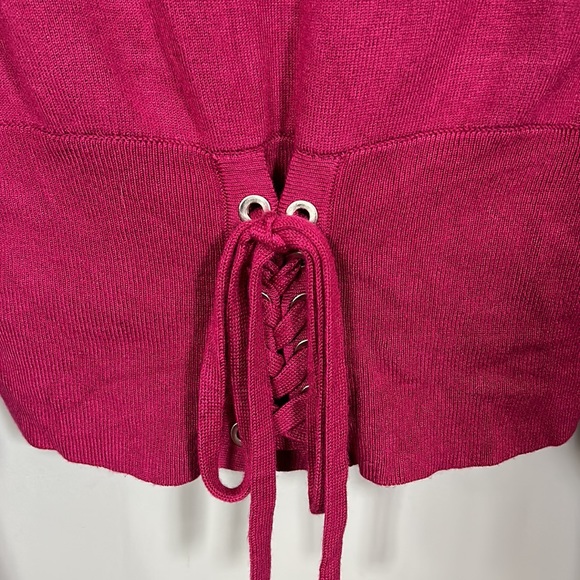 Express pink corset waste sweater - Picture 3 of 4